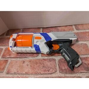 Nerf 2011 N-Strike Elite Strongarm 6 Shot Revolver Blaster Dart - Tested & Works